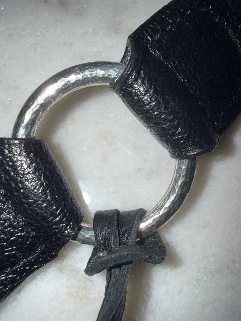 Brighton Vintage Black Leather Heart Accent Shoulder Bag🖤👜 E323240 - Picture 5 of 10